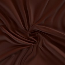 Saténové prostěradlo LUXURY COLLECTION 80x200cm tm hnědé / čokoládové